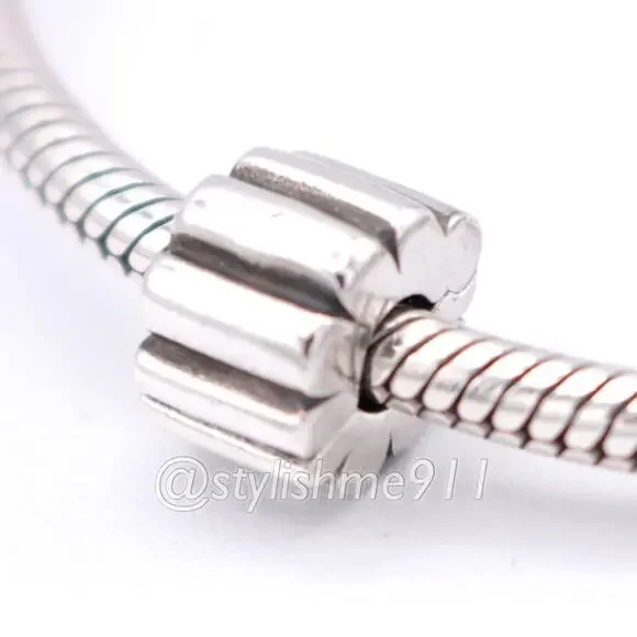 Authentic Pandora Grooved Clip - 790163 - Picture 1 of 9